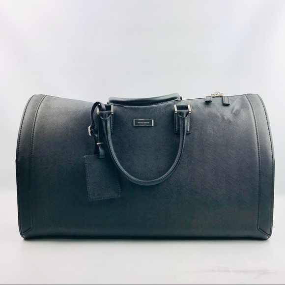 Burberry Handbags - Authentic Burberry Black Canvas Duffle Travel Bag